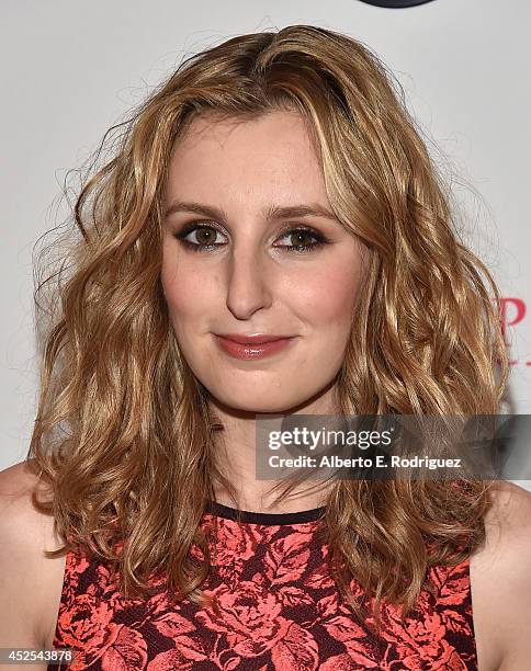 Actress Laura Carmichael attends the 2014 Summer TCA Tour "Downton Abbey" Season 5 photocall at The Beverly Hilton Hotel on July 22, 2014 in Beverly...