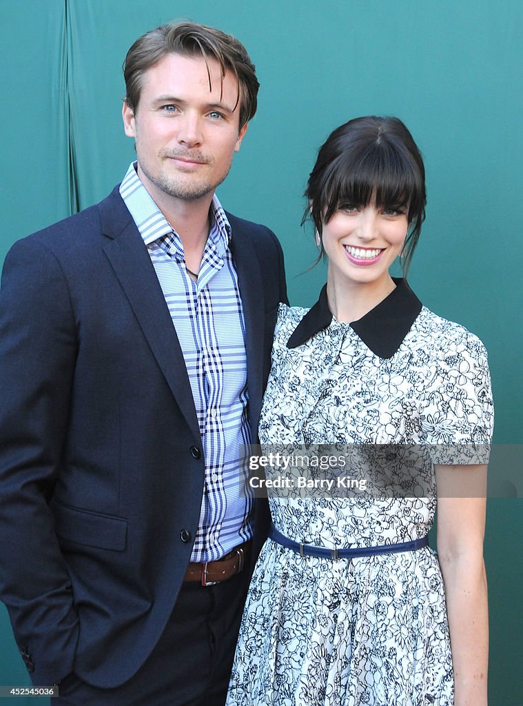 Actor John Reardon and wife actress Meghan Ory attend the Hallmark