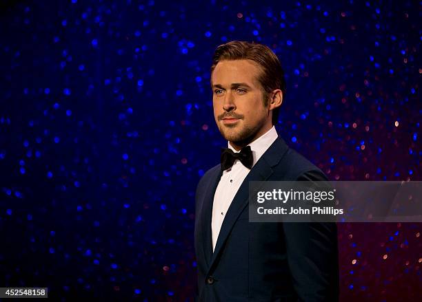 Madame Tussauds unveil their new Ryan Gosling wax figure at Madame Tussauds on July 23, 2014 in London, England.