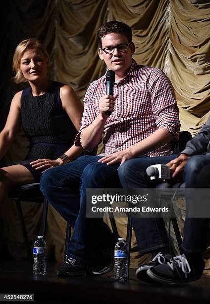 Filmmakers Lucy Walker and Brett Weiner attend the Film Independent Screening and Q&A of Spotlight on The New York Times' Op-Docs at the Bing Theatre...