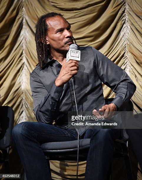 Filmmaker Orlando Bagwell attends the Film Independent Screening and Q&A of Spotlight on The New York Times' Op-Docs at the Bing Theatre at LACMA on...