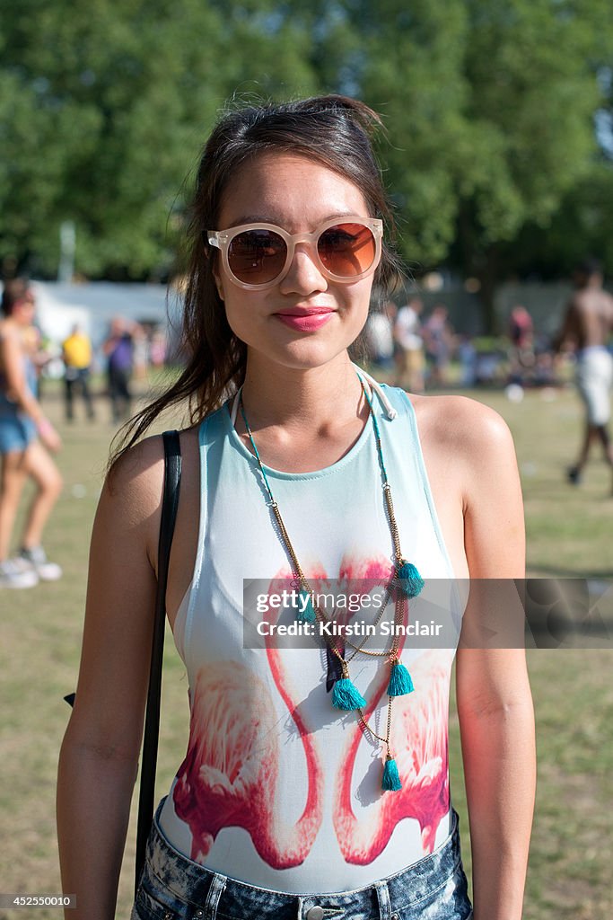 Street Style At Lovebox 2014