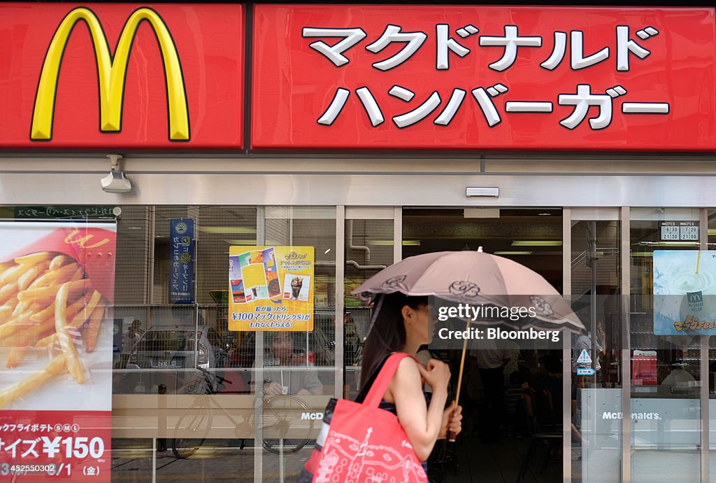 Views Of FamilyMart Convenience Store And McDonald's Restaurant As Retailers Halt Chicken Sales From China Supplier