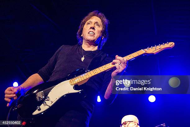 Musician John McFee perform on stage with The Doobie Brothers on July 22, 2014 in San Diego, California.