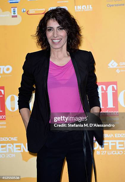 Singer Giorgi attends Giffoni Film Festival photocall on July 22, 2014 in Giffoni Valle Piana, Italy.