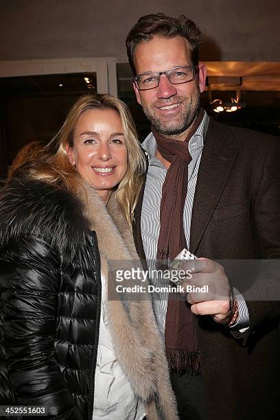 Angela Boecking and Kai Boecking attend the 'House of Capulet' shop opening on November 29, 2013 in Munich, Germany.