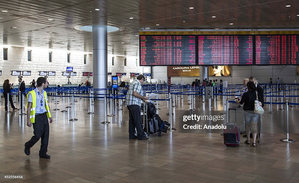 Flights Canceled Into Israel's Ben Gurion International Airport