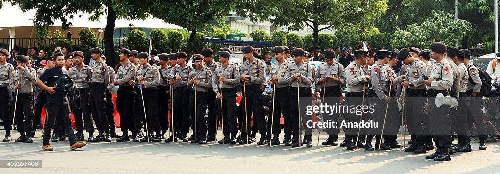 Protest against presidential election results in Jakarta