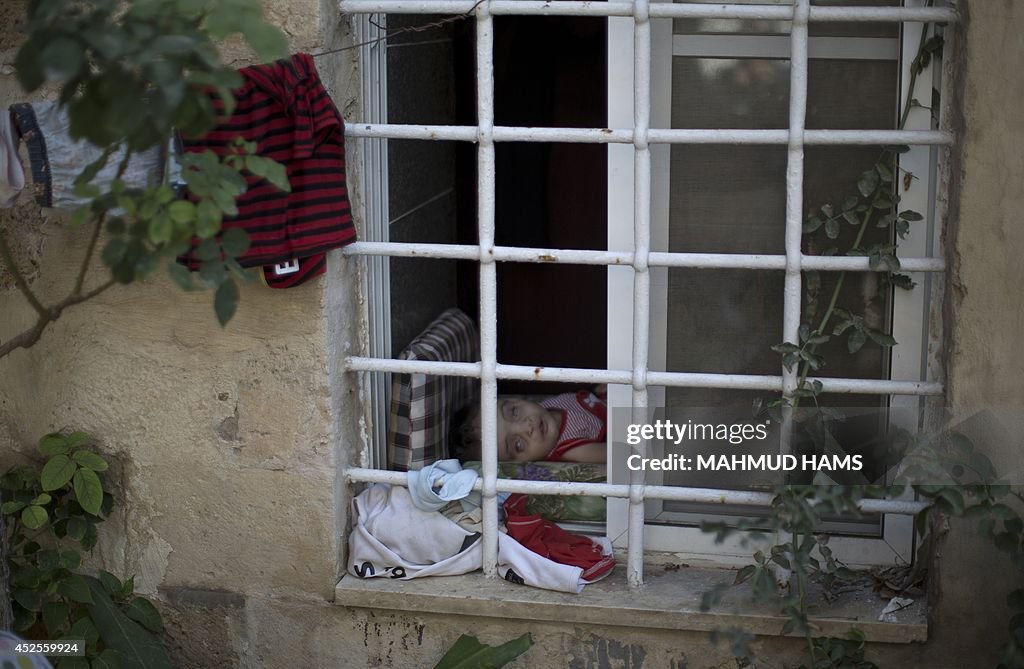 PALESTINIAN-ISRAEL-CONFLICT-GAZA-CHURCH