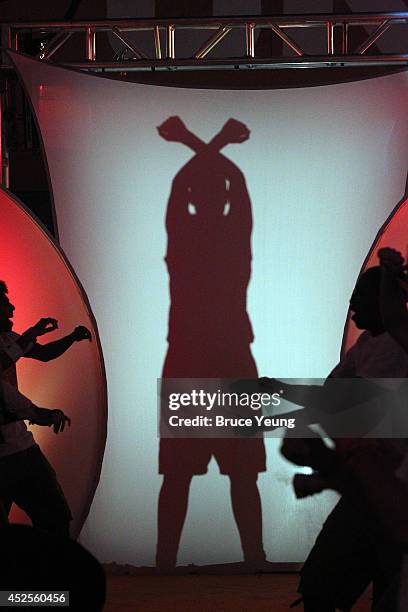 Diana Taurasi of the Western Conference All-Stars is introduced during the 2014 Boost Mobile WNBA All-Star Game on July 19, 2014 at US Airways Center...