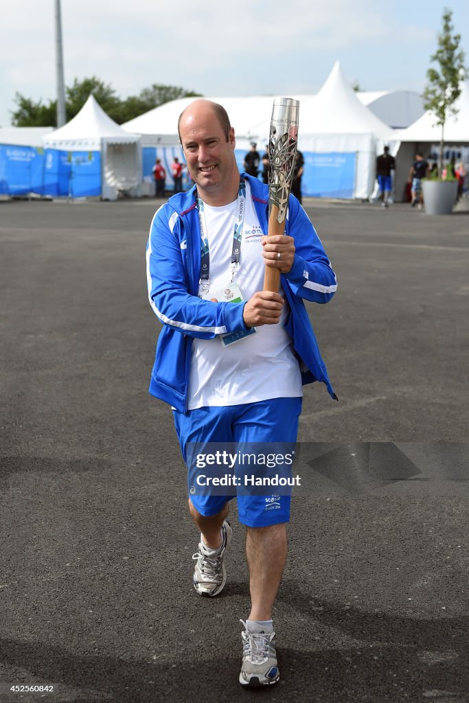 Day 40 of the Queen's Baton Relay in Scotland