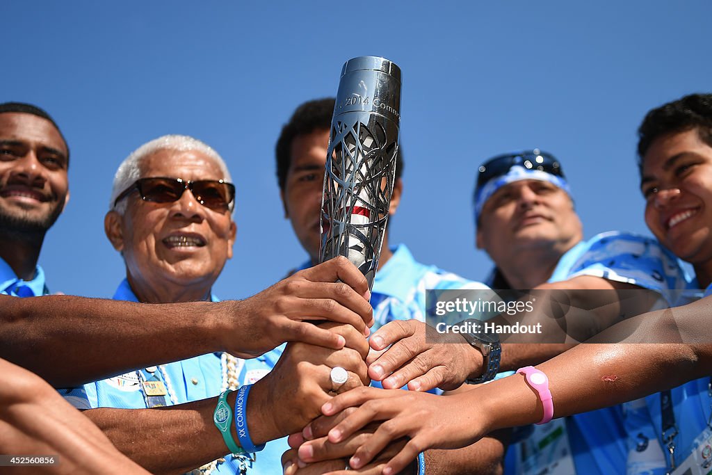 Day 40 of the Queen's Baton Relay in Scotland