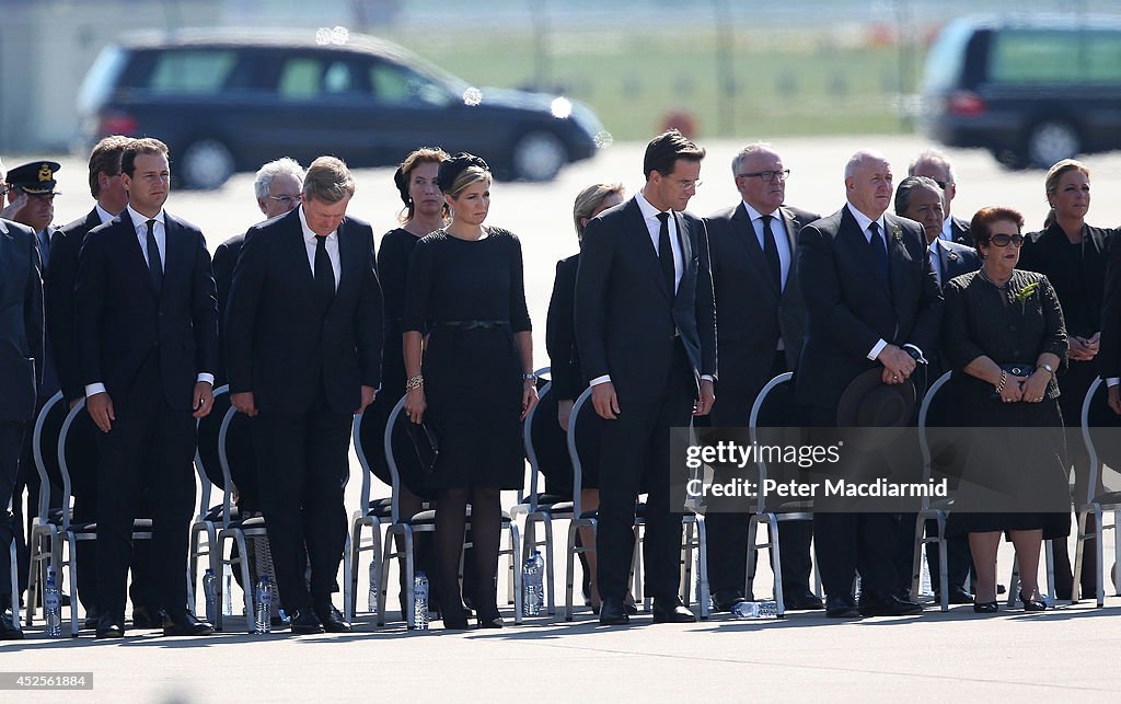 The Bodies Of The MH17 Plane Crash Are Repatriated From The Ukraine To The Netherlands