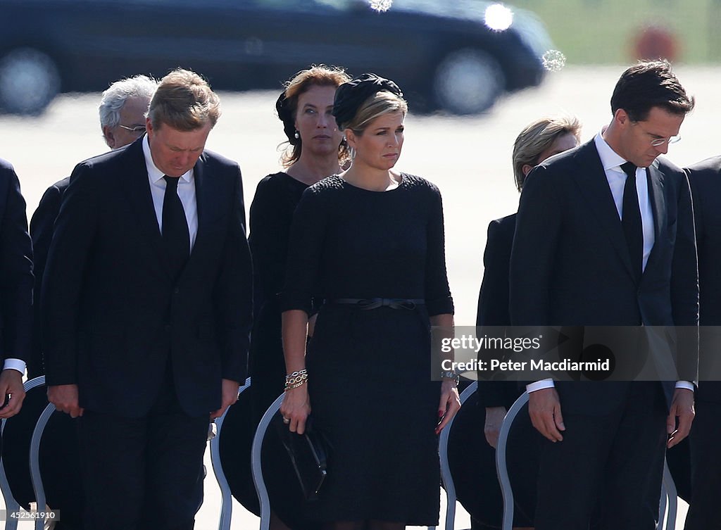 The Bodies Of The MH17 Plane Crash Are Repatriated From The Ukraine To The Netherlands