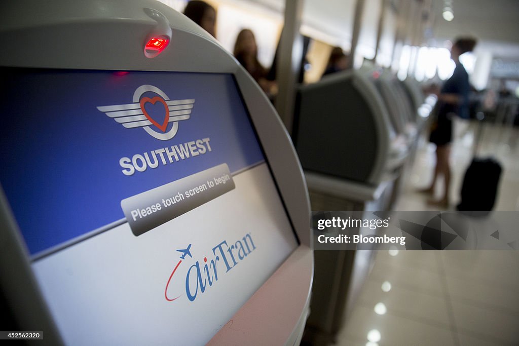 A Southwest Airlines Co. Terminal Ahead Of Earnings Figures
