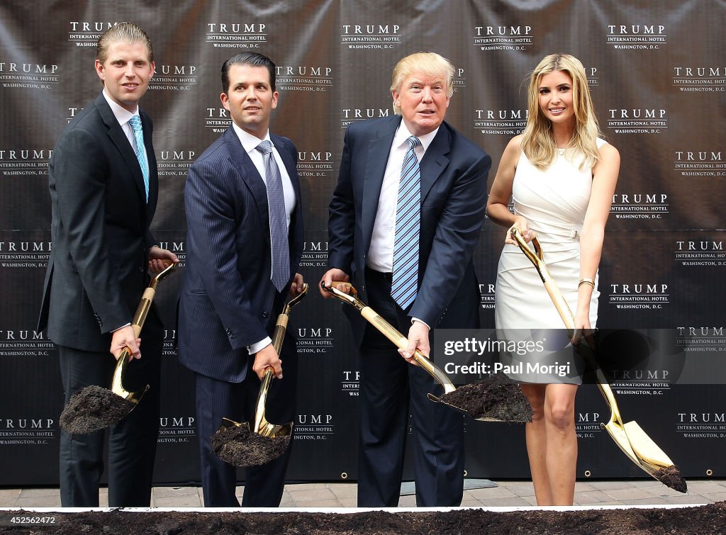 Trump International Hotel Washington, D.C Groundbreaking Ceremony