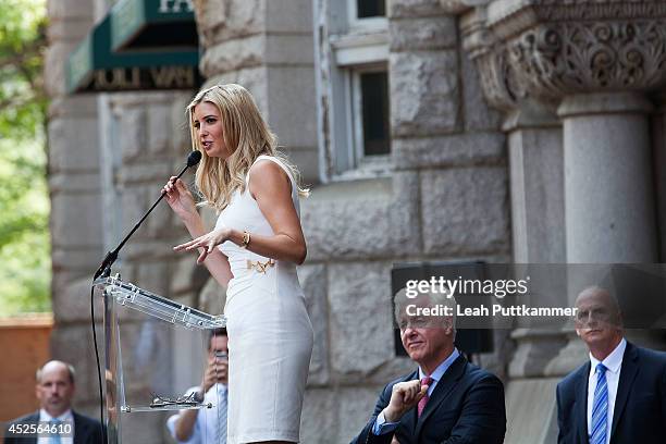 Ivanka Trump speaks at the Trump International Hotel Washington, D.C Groundbreaking Ceremony on July 23, 2014 in Washington, DC.