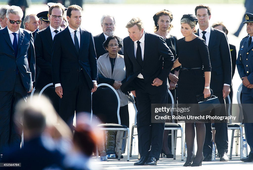 The Bodies Of The MH17 Plane Crash Are Repatriated From The Ukraine To The Netherlands