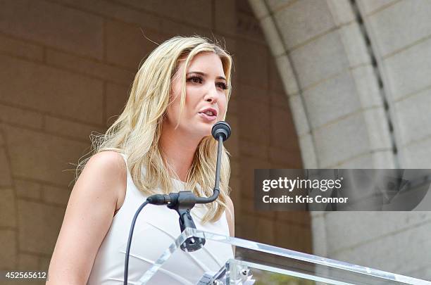 Ivanka Trump attends the Trump International Hotel Washington, D.C Groundbreaking Ceremony at Old Post Office on July 23, 2014 in Washington, DC.