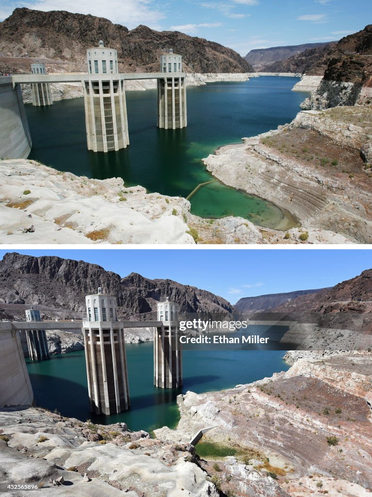 Before And After: Lake Mead And The Drought