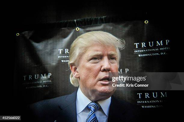 Donald Trump attends the Trump International Hotel Washington, D.C Groundbreaking Ceremony at Old Post Office on July 23, 2014 in Washington, DC.