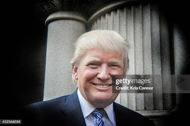 Donald Trump attends the Trump International Hotel Washington, D.C Groundbreaking Ceremony at Old Post Office on July 23, 2014 in Washington, DC.