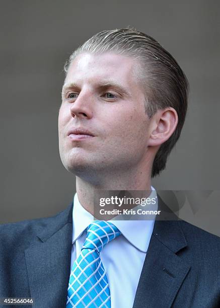 Eric Trump attends the Trump International Hotel Washington, D.C Groundbreaking Ceremony at Old Post Office on July 23, 2014 in Washington, DC.