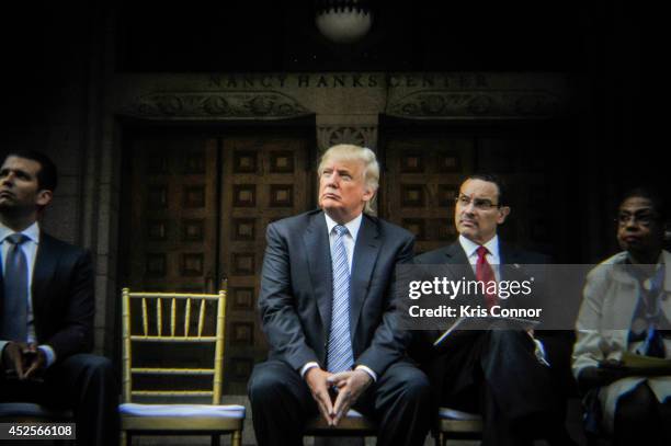 Donald Trump attends the Trump International Hotel Washington, D.C Groundbreaking Ceremony at Old Post Office on July 23, 2014 in Washington, DC.