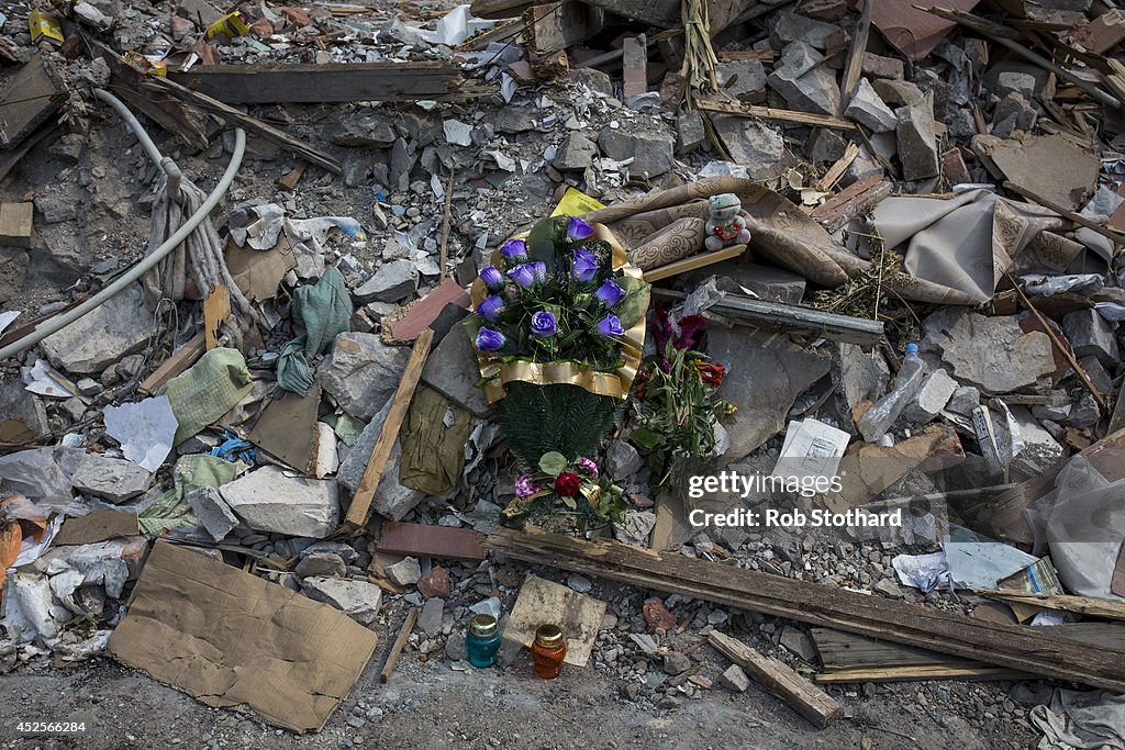 298 Crew And Passengers Perish On Flight MH17 After Suspected Missile Attack In Ukraine