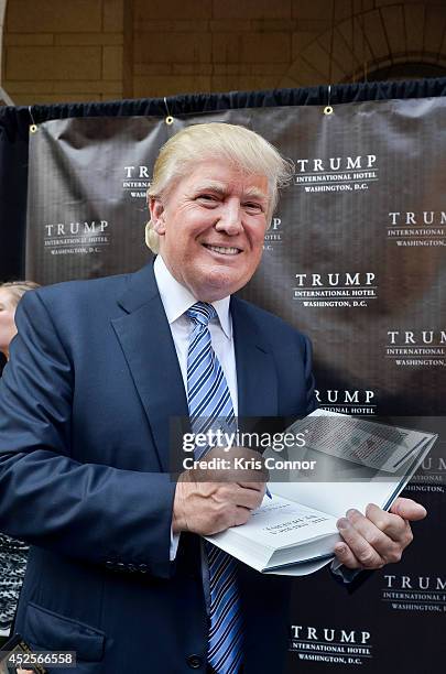 Donald Trump attends the Trump International Hotel Washington, D.C Groundbreaking Ceremony at Old Post Office on July 23, 2014 in Washington, DC.