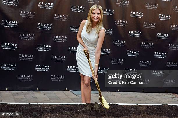 Ivanka Trump attends the Trump International Hotel Washington, D.C Groundbreaking Ceremony at Old Post Office on July 23, 2014 in Washington, DC.