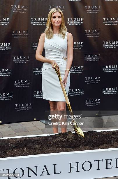 Ivanka Trump attends the Trump International Hotel Washington, D.C Groundbreaking Ceremony at Old Post Office on July 23, 2014 in Washington, DC.