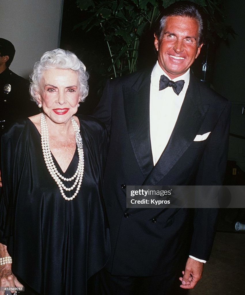 George Wc Hamilton American actor George Hamilton with his mother, socialite Ann Stevens ...
