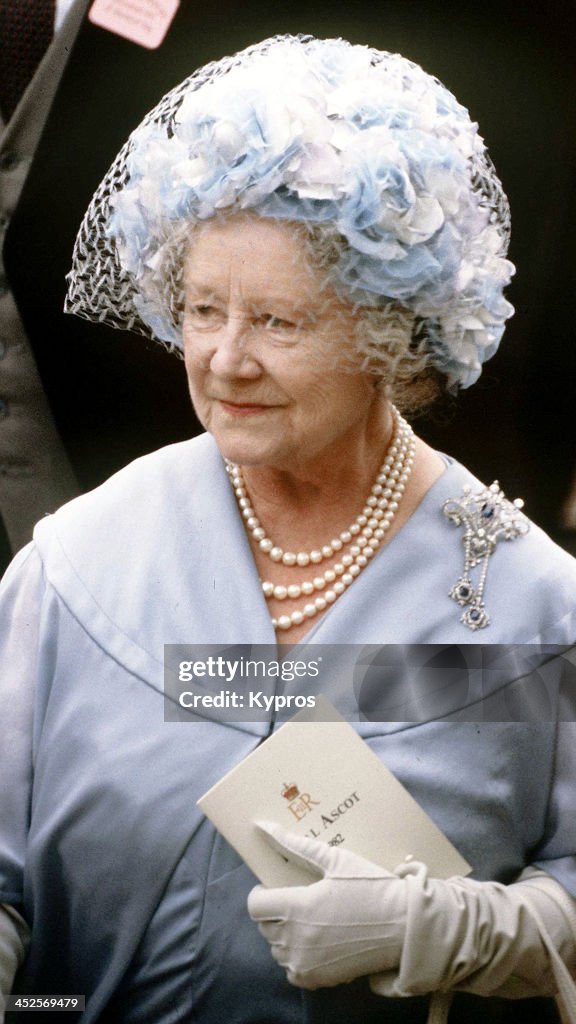 Queen Mother At Ascot