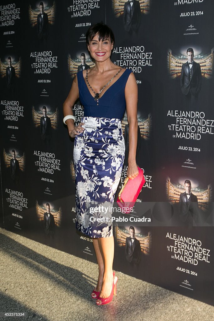 Alejandro fernandez Performs in Concert in Madrid - Photocall