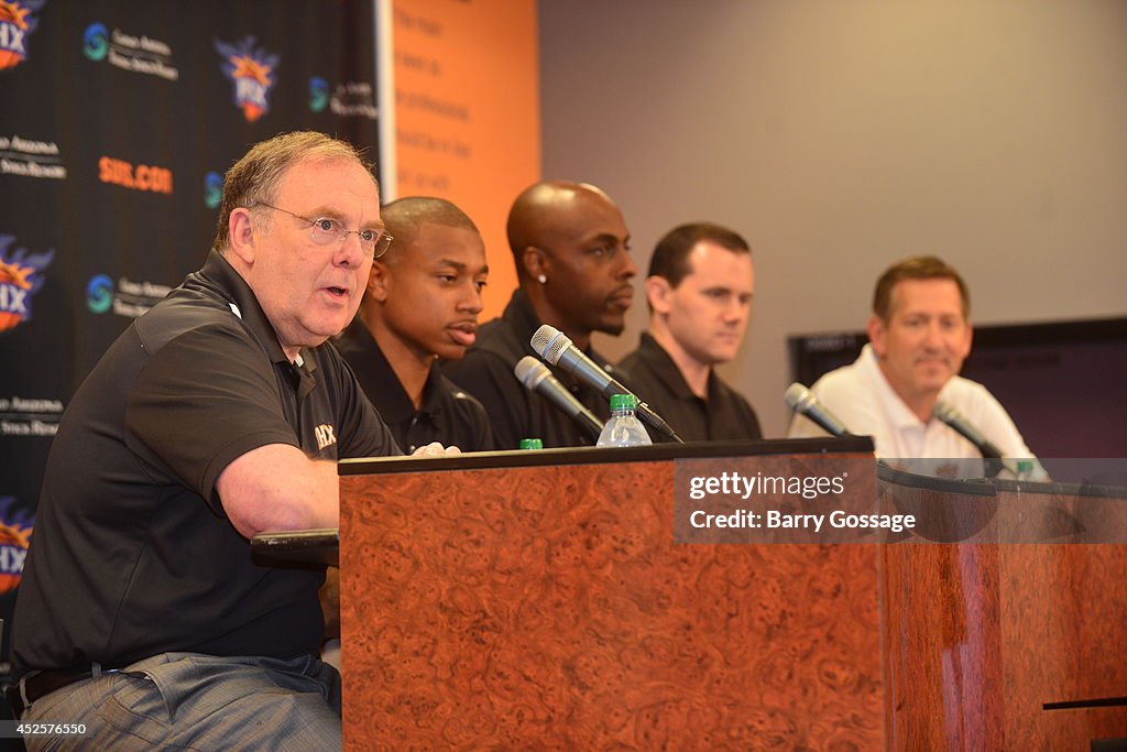 Phoenix Suns introduce Isaiah Thomas and Anthony Tolliver