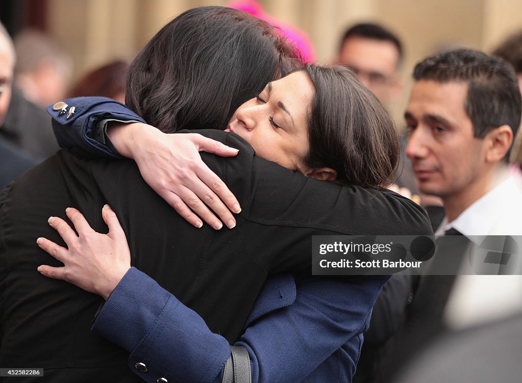 Memorial Service Held For Victims Of Malaysian Airlines MH17 Disaster