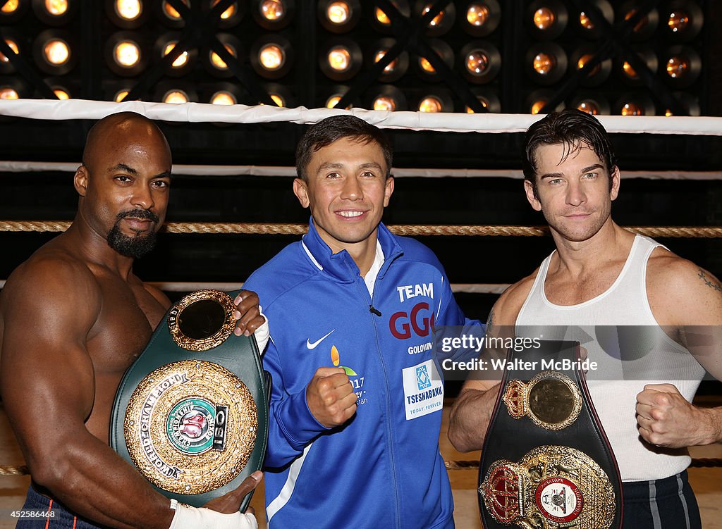 Gennady Golovin And Michael Buffer Make Cameo Appearances In "Rocky" On Broadway