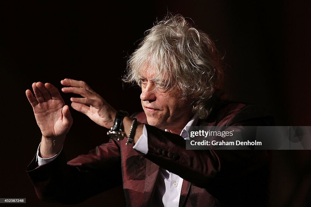 Sir Bob Geldof Addresses International AIDS Conference