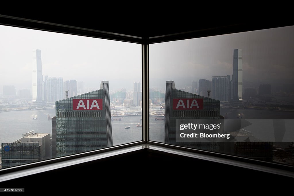 Views Of AIA Group Ltd. Headquarters Ahead Of First-Half Earnings Figures