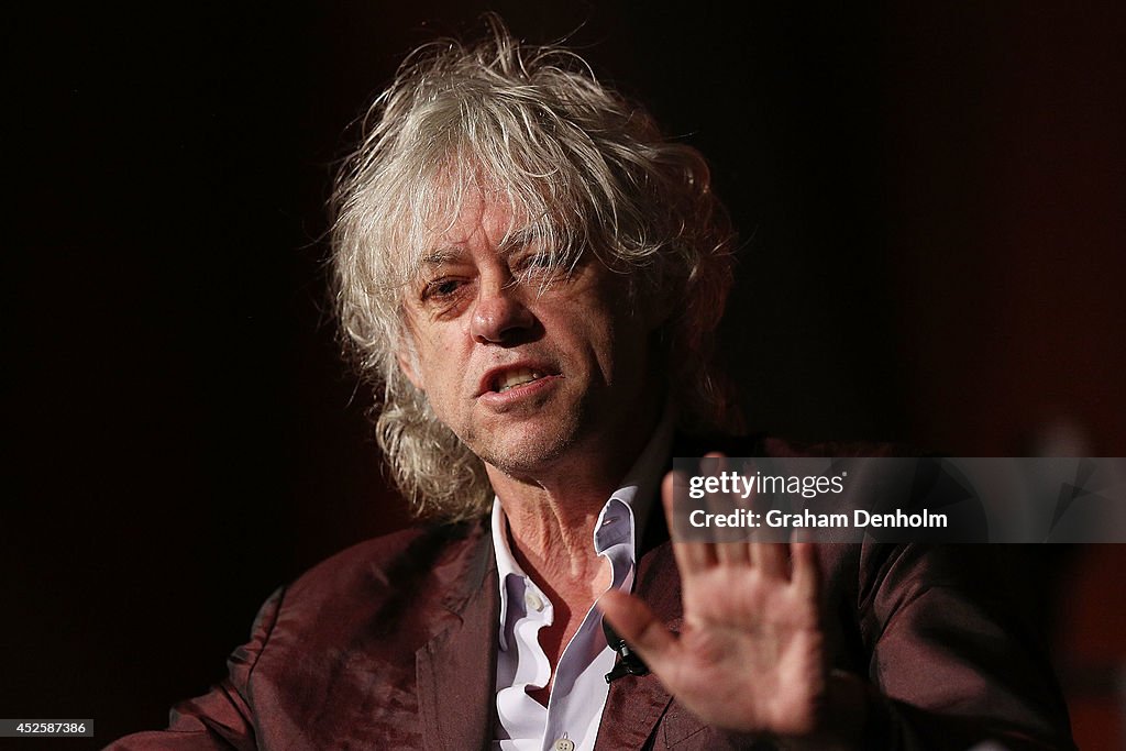 Sir Bob Geldof Addresses International AIDS Conference