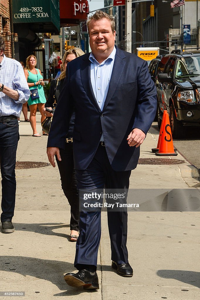 Celebrities Visit "Late Show With David Letterman" - July 23, 2014