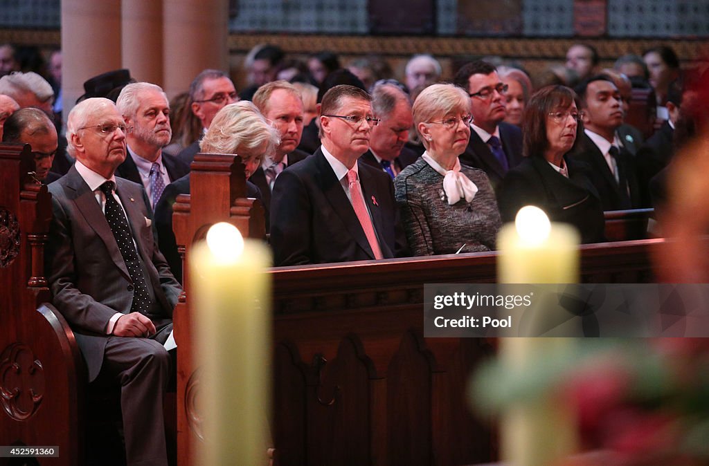 Memorial Service Held For Victims Of Malaysian Airlines MH17 Disaster