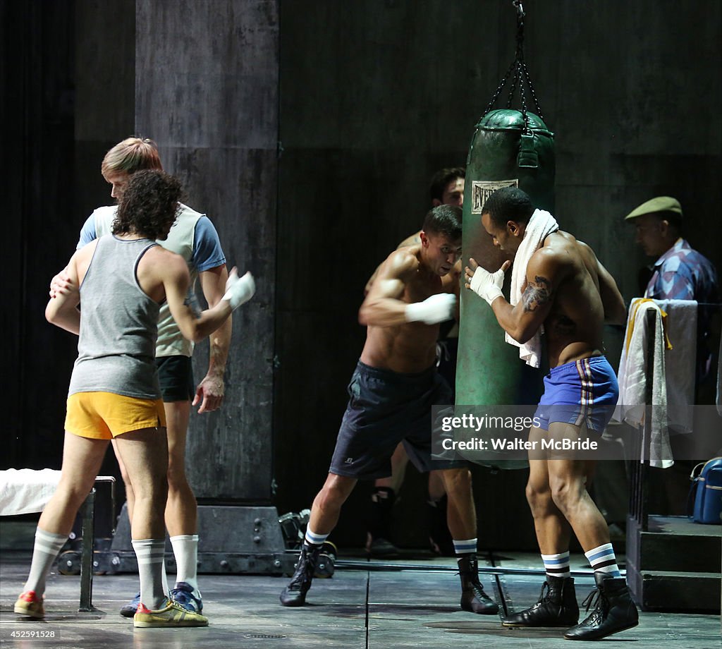 Gennady Golovin And Michael Buffer Make Cameo Appearances In "Rocky" On Broadway
