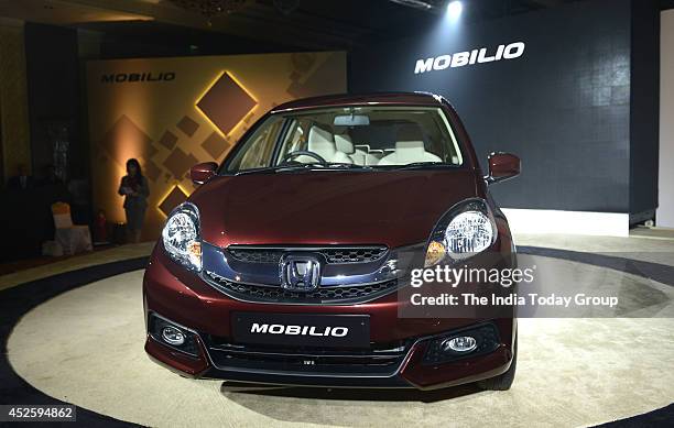 Launch of the new mid size MPV Honda Mobilio in New Delhi.