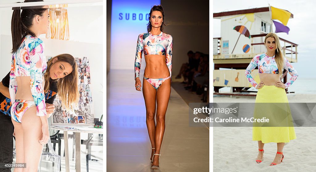 FILE: Suboo - Sketch To Beach Style - Mercedes-Benz Fashion Week Swim 2015