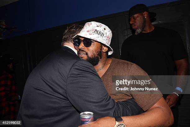 Philanthropist Steven J. Reisman and recording artist ScHoolBoy Q attend PeterPalooza 3 at Best Buy Theater on July 23 in New York City.
