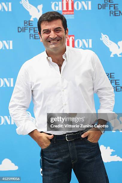 Max Giusti attends the Giffoni Film Festival photocall on July 24, 2014 in Giffoni Valle Piana, Italy.