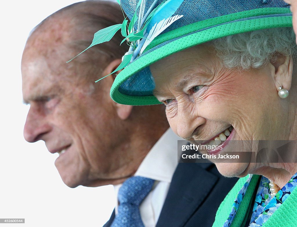 Royal Family & Celebrities At The 20th Commonwealth Games - Day 1