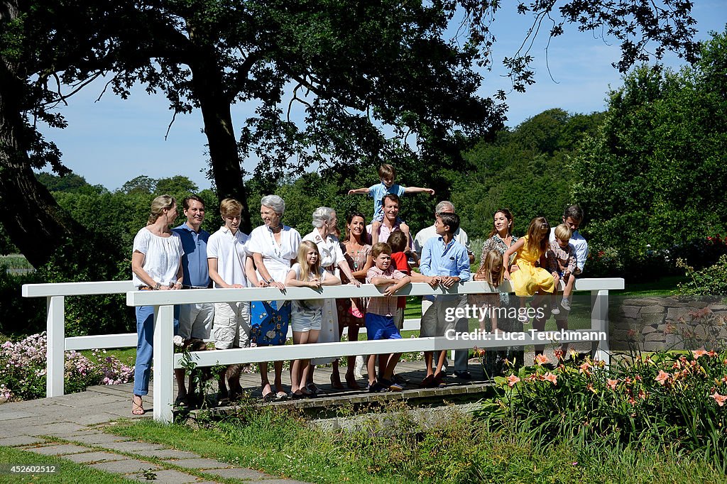 The Danish Royal Family Hold Annual Summer Photocall